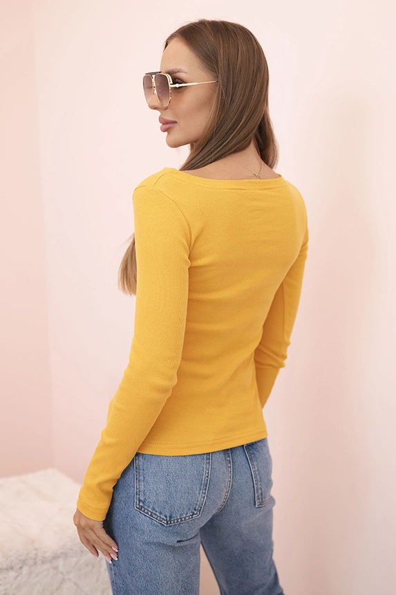 Shirt round neckline dark dusty pink