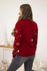 Christmas sweater with the inscription red
