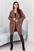 Cape with pockets mocca