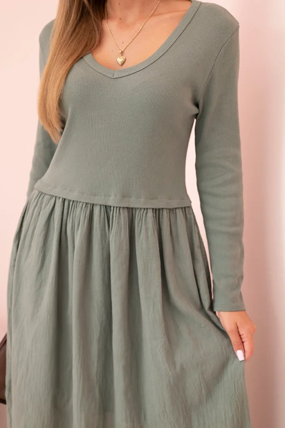 Long strap dress plum