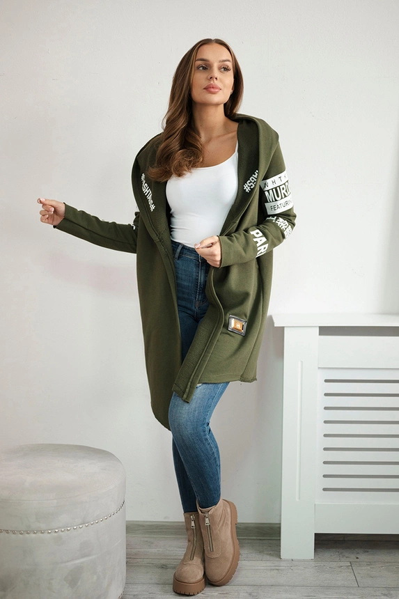 A coatee with subtitles khaki