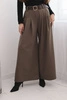 Women's wide-leg pants with a belt fango