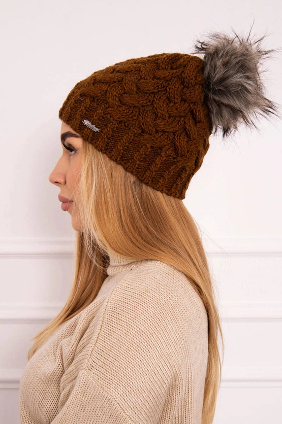 Daria Fleecemütze K217 hellbraun