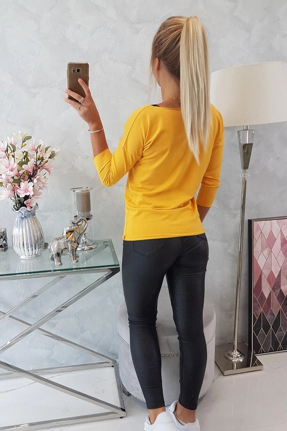 Blúzka Casual horčica