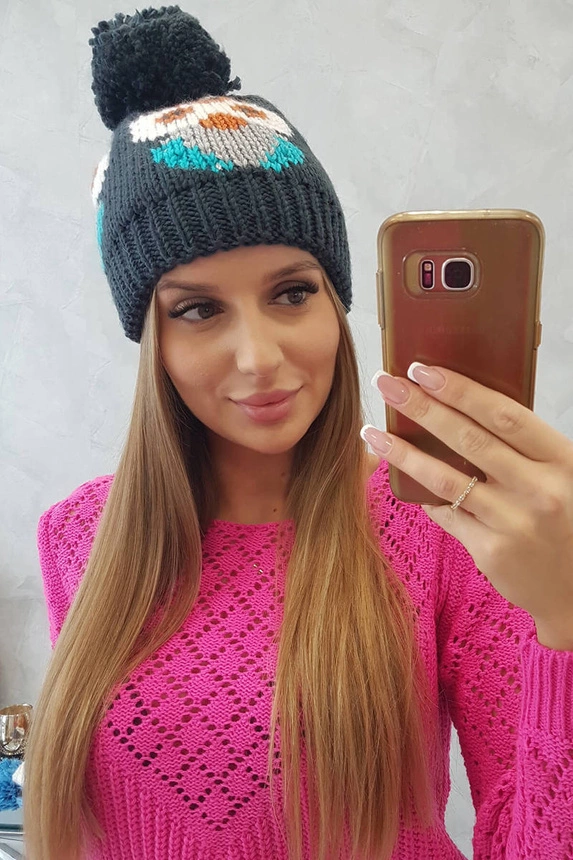 Dámska čiapka Sowa K340 námornícka modrá