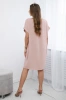 Dress with pockets dark powder pink