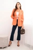 Damenjacke ohne Verschluss mit Futter S/M orange