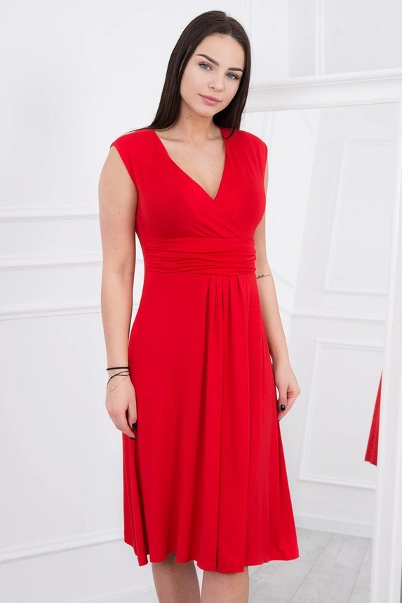 8288 Rotes Kleid