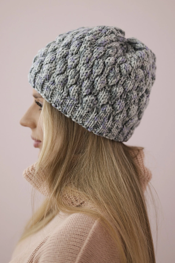 Cap K156 gray + purple