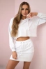 Set of sweatshirts with a skirt white