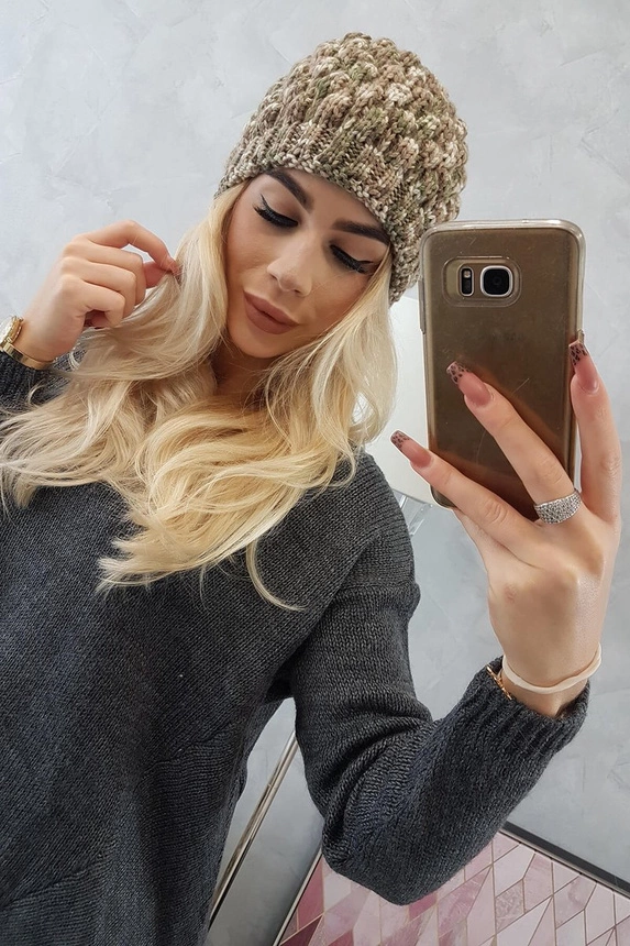 Kšiltovka K156 khaki + ecru