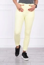 Kalhoty v barvě denim yellow