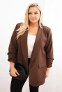 Dámská elegance Plus Size hnědá