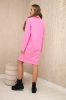 Dress with tie light pink