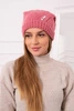 Women's cap Jolanta K295 dark pink
