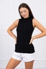 Sleeveless blouse black