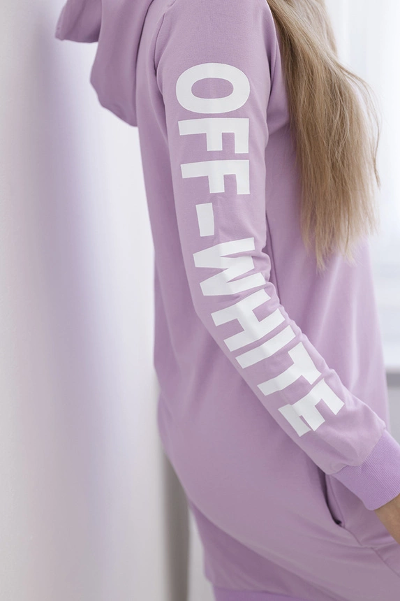 Off White violetinė suknelė