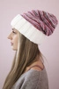 Women's cap Feba K330 white+powdered pink