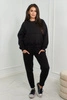 Insulated set sweatshirt + pants black