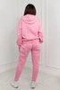 Isolierte Sweatshirt + Hose Hellrosa