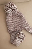 Women's earflap hat Emma K343 brown