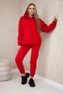 Insulated set with embroidery Los Angeles red