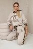 Paris set sweatshirt + pants beige