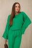 Muslin set blouse + pants green