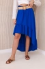 Longer back skirt cornflower blue