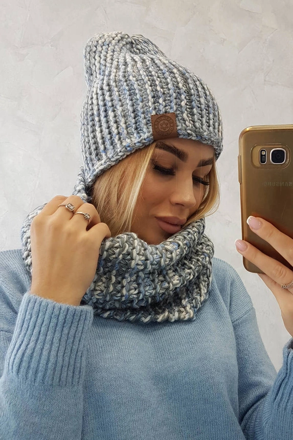 Damen-Fleece-Set Wiwiana K273 dunkelgrau