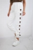 Amour cotton trousers ecru