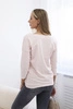 Bluzka Casual pudrowy róż