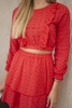 Rotes Boho-Kleid