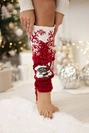 Christmas set 1005 sweater + hat + knee-high socks red