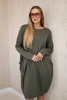 Bauble dress with pockets khaki