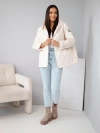 Damenjacke gesteppte mit Kapuze hellbeige