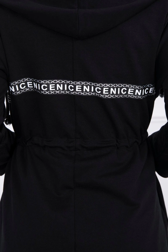 Coatee with longer back black