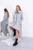 Insulated dress with longer sides gray