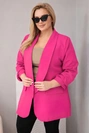 Damenblazer Plus Size elegant Fuchsia