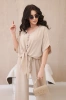 Set of blouses with pants beige