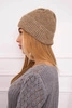 Dünne Mütze Oliwia K252 dunkelbeige