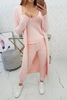  Alpaca sweater set powdered pink