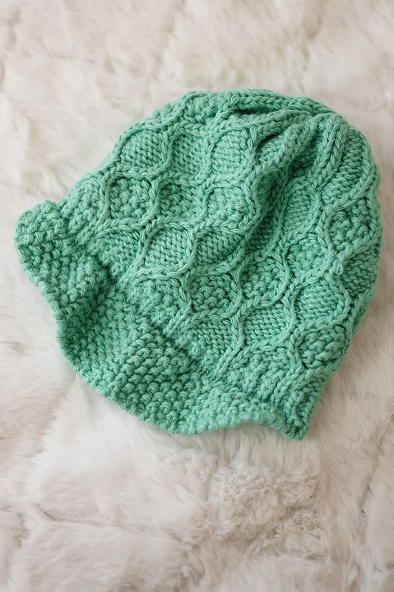 Cap with fleece Roma Bis K235 mint