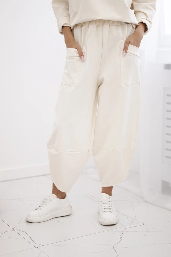 Set Punto Milano Winter Sweatshirt + Hose Hellbeige