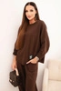Cotton set sweatshirt + pants dark mint