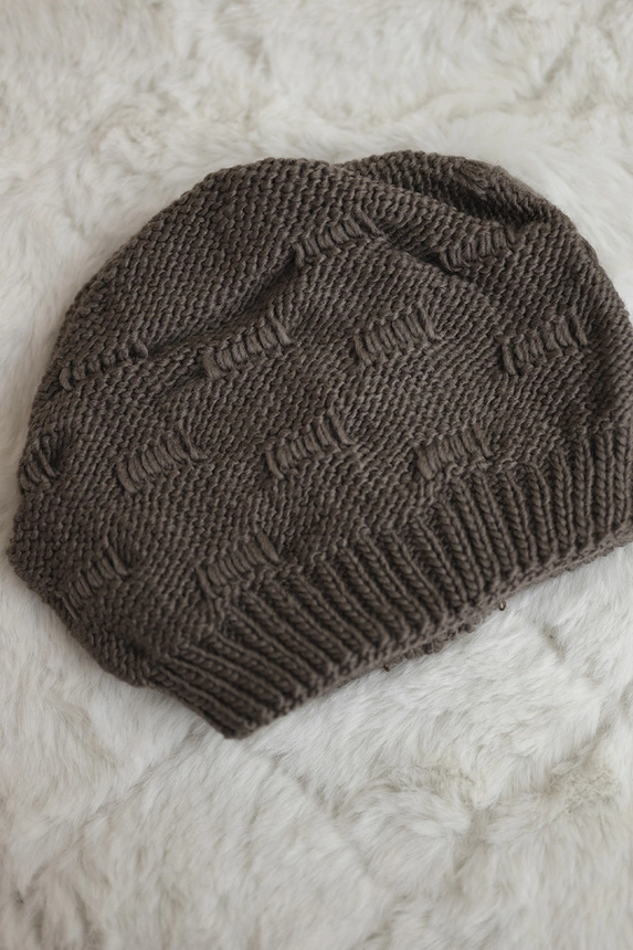 Women's cap Nastia K373 mocca