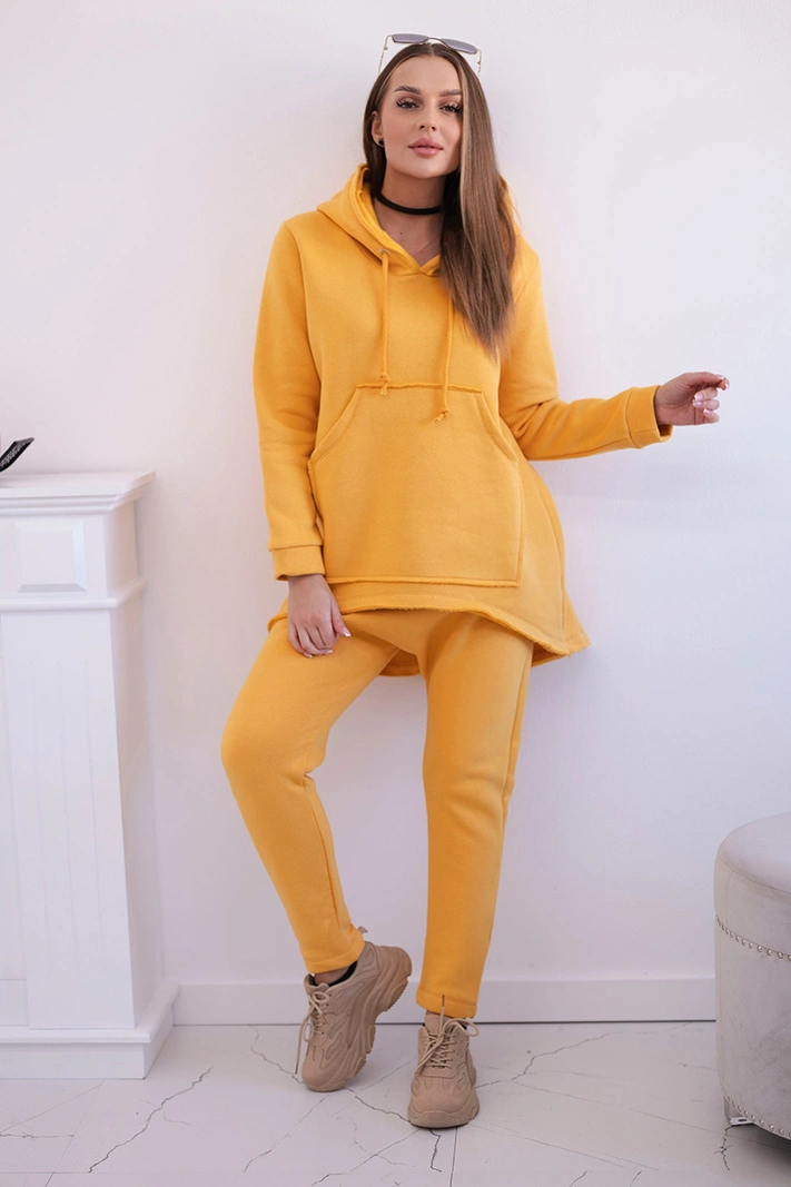 Set with pants Baggy mustard