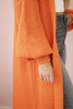 Pullover lange Strickjacke Orange