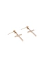 Stainless steel earrings G2212-1-15 gold color