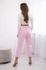 New punto trousers trousers with chain light pink